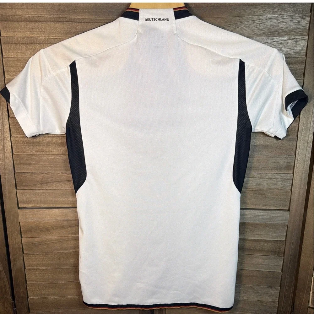 Adidas Germany National Team Home Jersey White Black Gold HF1467 Mens Medium